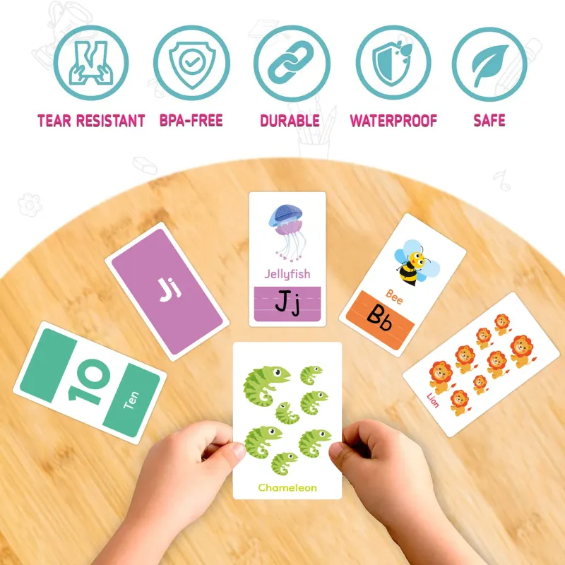 58PCS ABC Alphabet Flashcards Set 4