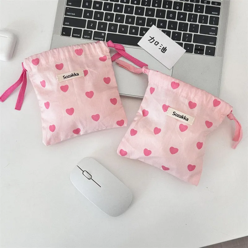 Pink Love Women Cosmetic Makeup Bag 3
