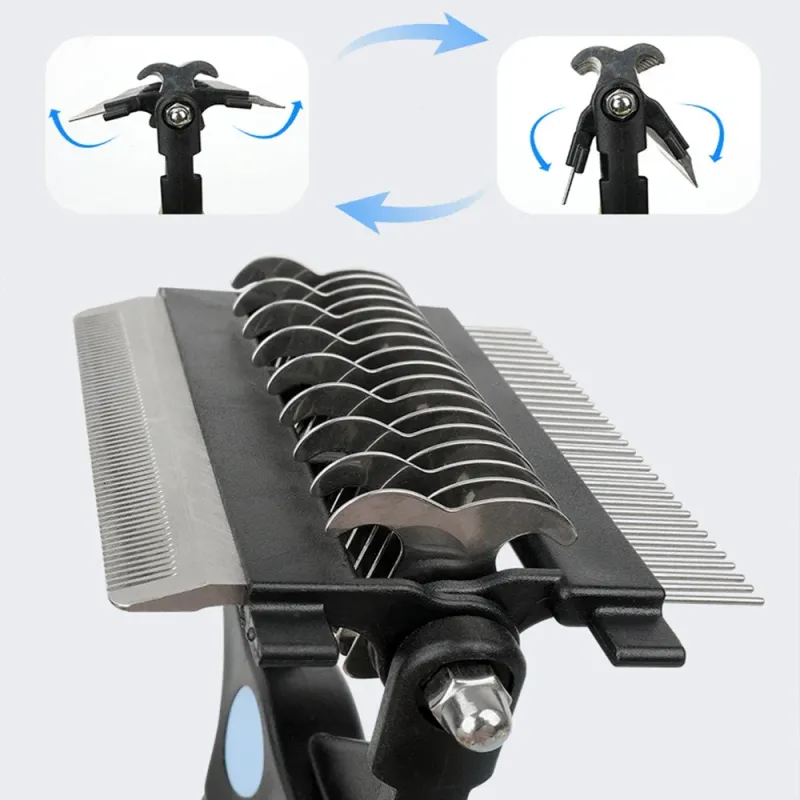 3-in-1 Pet Deshedding Brush & Comb 3