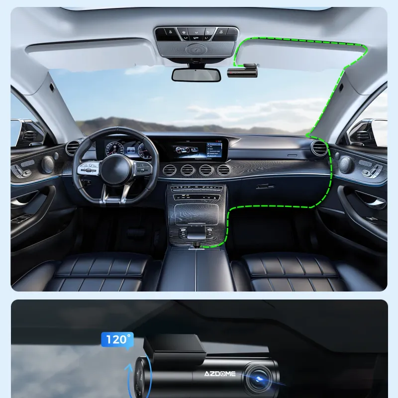 AZDOME 1296P WiFi Dash Cam 6