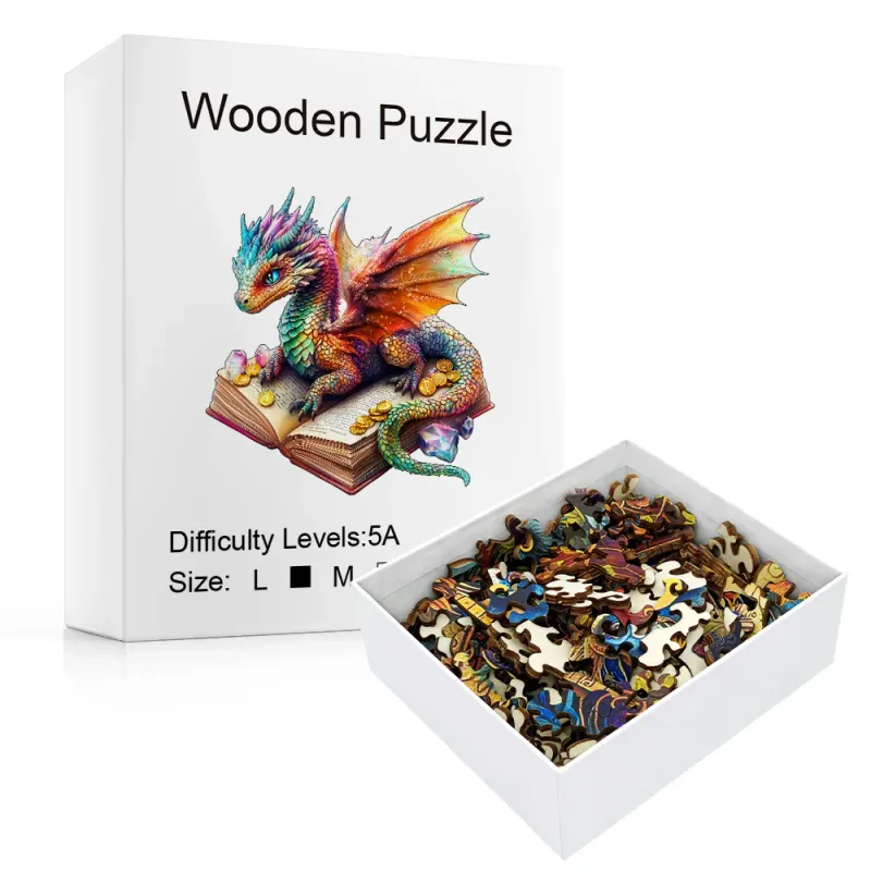 3D Dragon Wooden Puzzle Brain Teaser 4