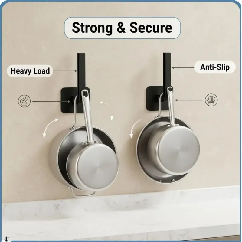 Wall Mounted Hat Hook Organizer 3