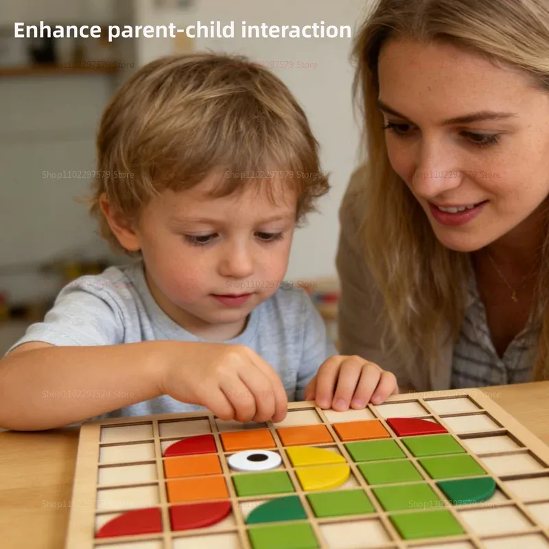 Montessori 3D Geometric Puzzle Set 2