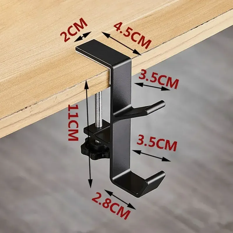 Metal Headphone Stand & Storage Rack 6