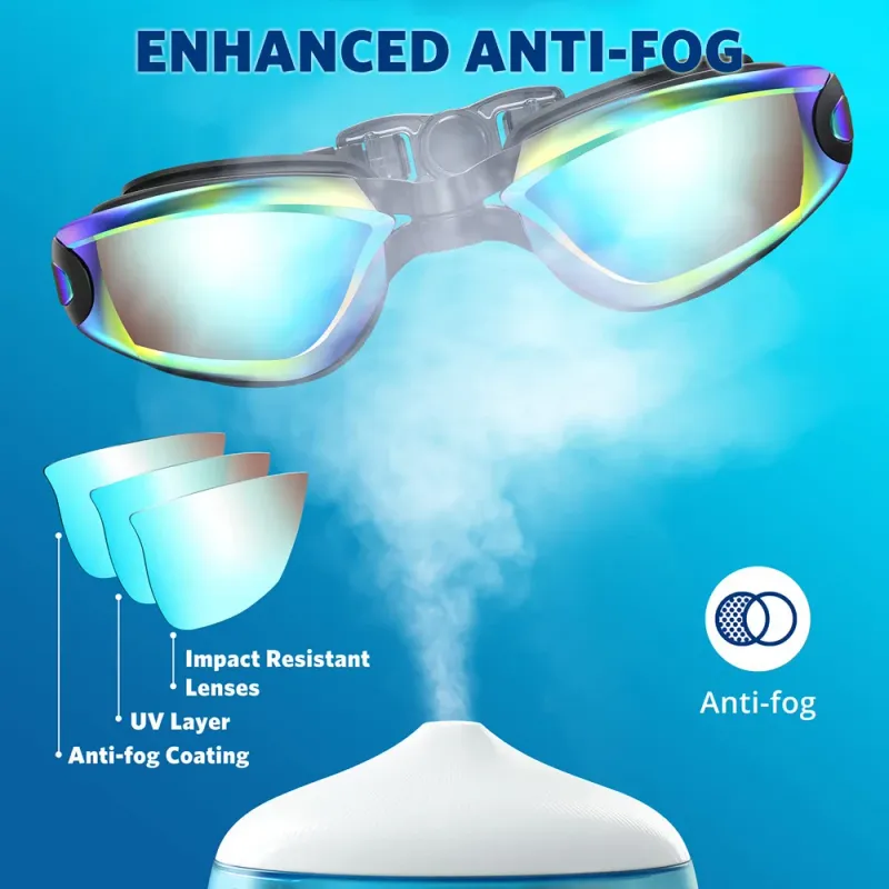 Professional Anti-Fog Swimming Goggles 3