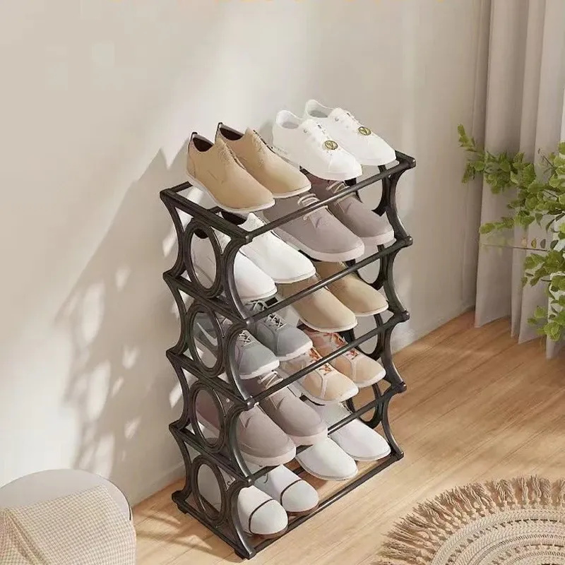 4-6 Tier Metal Shoe Rack Tower 2
