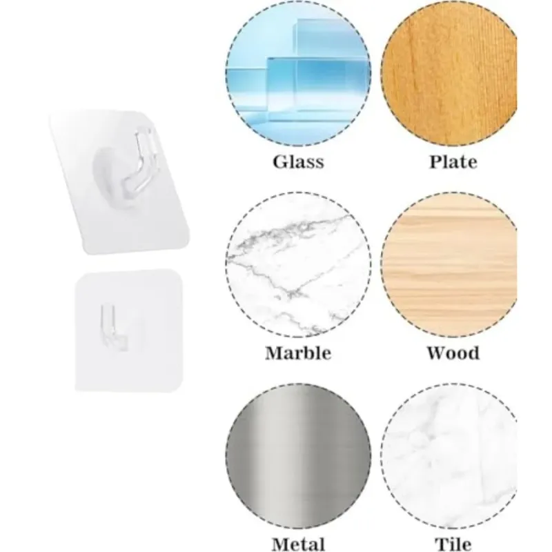 Waterproof Adhesive Wall Hooks 5