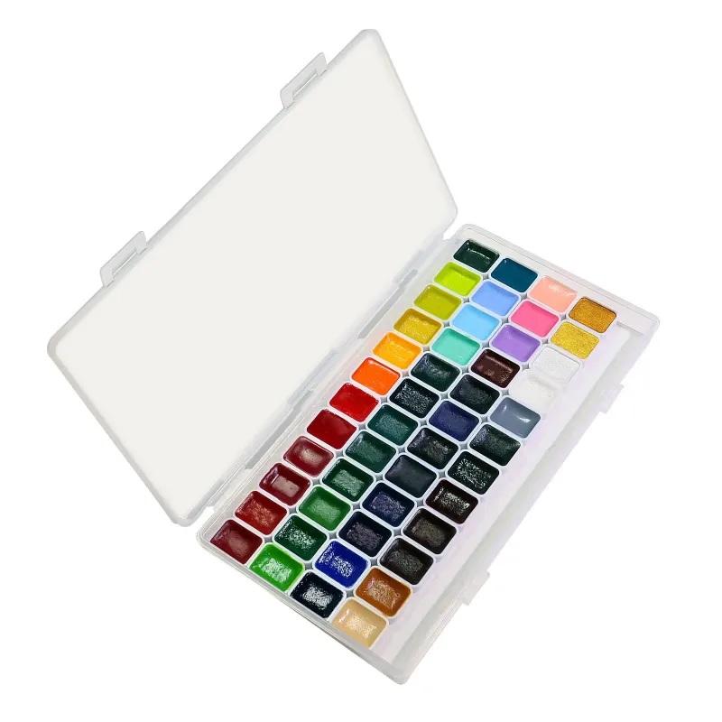 48-Color Granulating Watercolor Set 1
