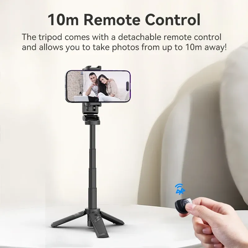 Ulanzi JJ02 Wireless Selfie Stick Tripod 2