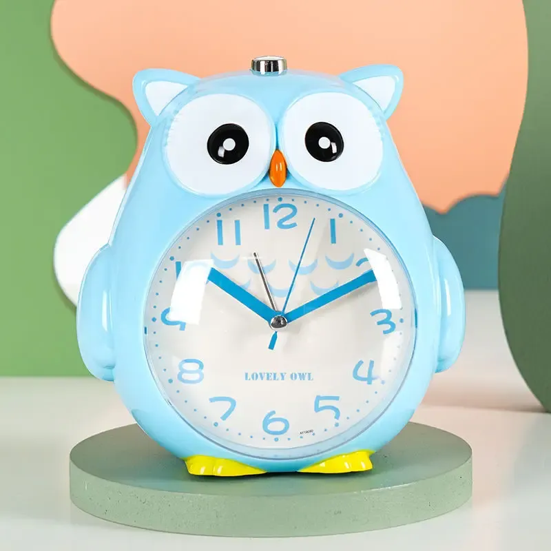 Cartoon Owl Alarm Clock with Night Light 2