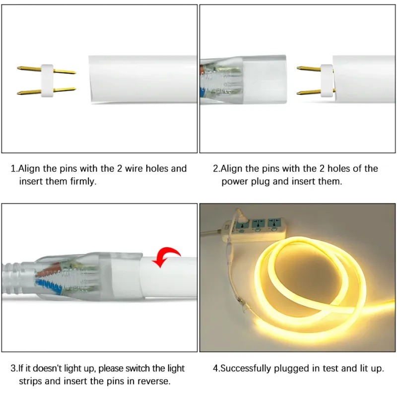 Flexible LED Neon Rope Lamp with Silicone Tube 2