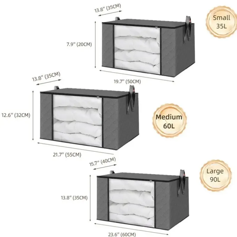 Foldable Non-Woven Storage Box with Window 6