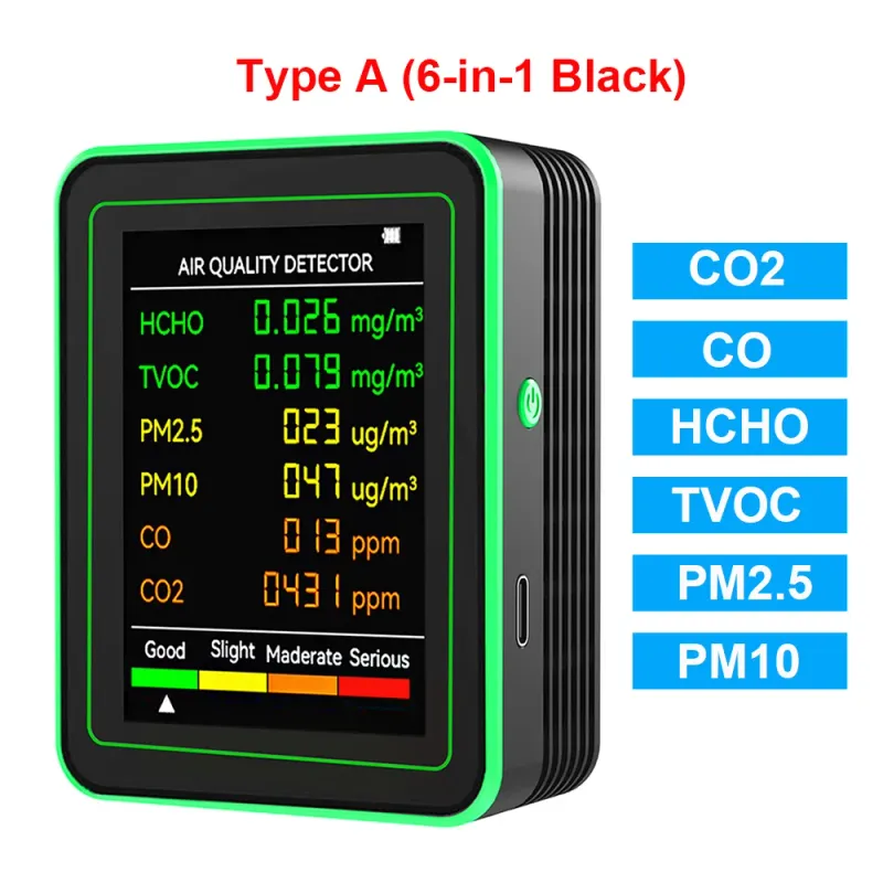 6-in-1 Air Quality Monitor 2