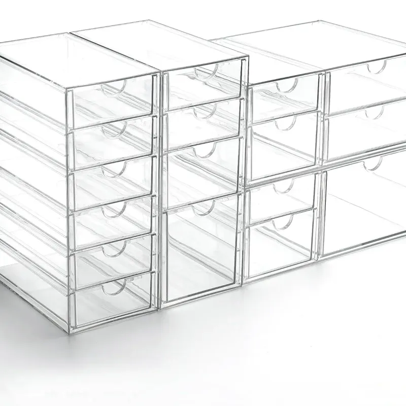 17-Drawer Acrylic Organizer Set (4-Piece) 2
