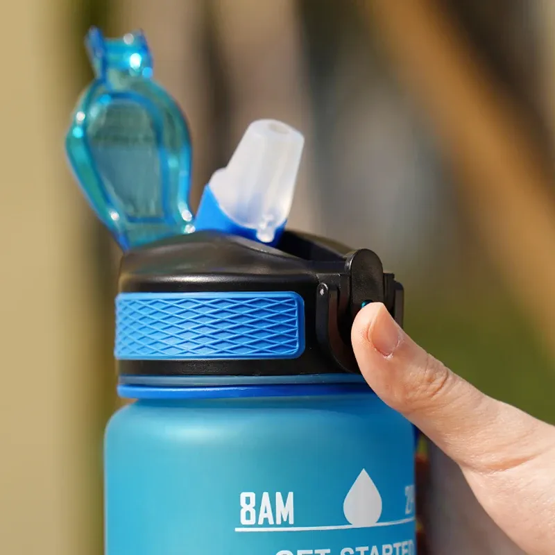 1L Leak Proof Motivational Water Bottle 6