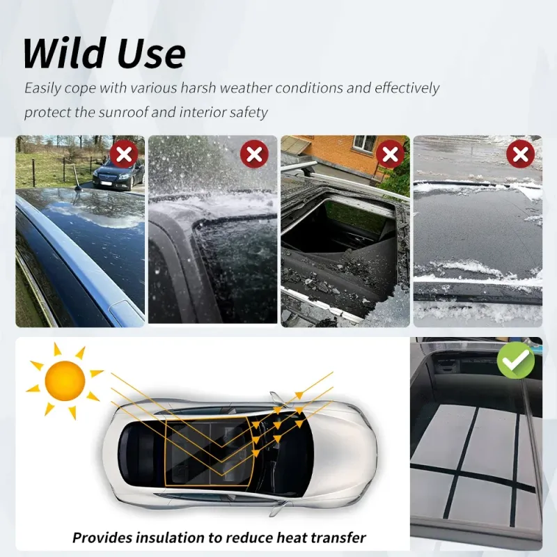 Tesla Model Y Sunroof PPF Film 4
