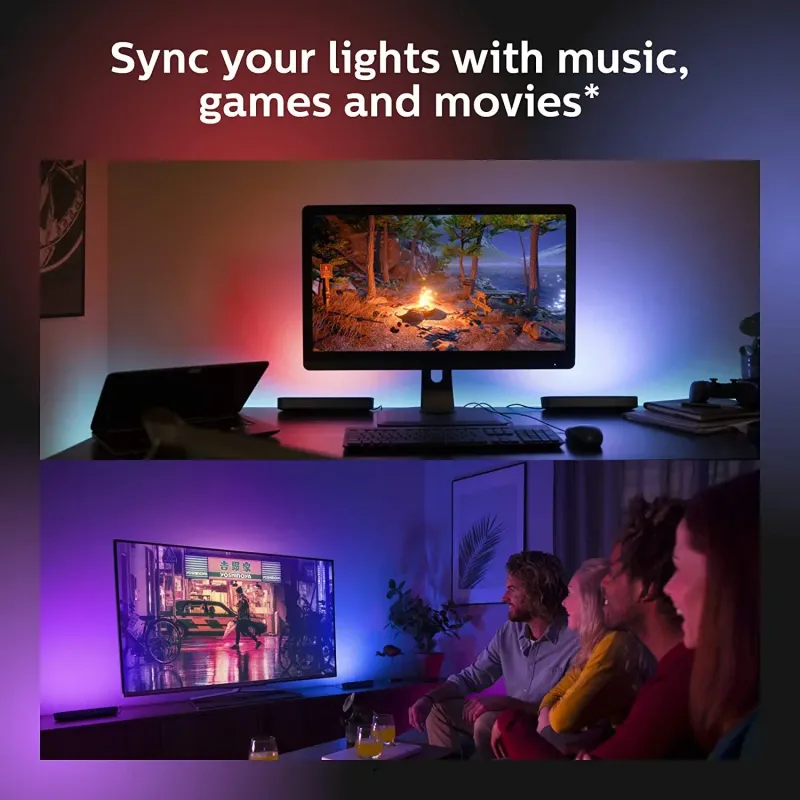 RGB Music Sync LED Strip with WiFi 5