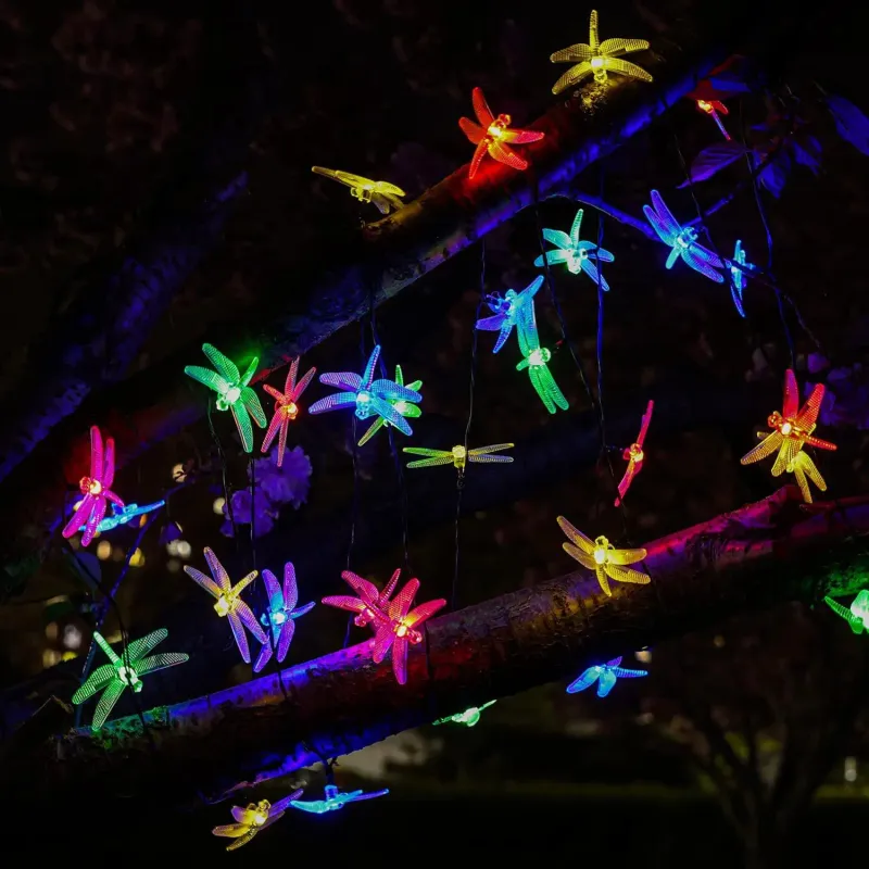 Solar Dragonfly Fairy Lights 3