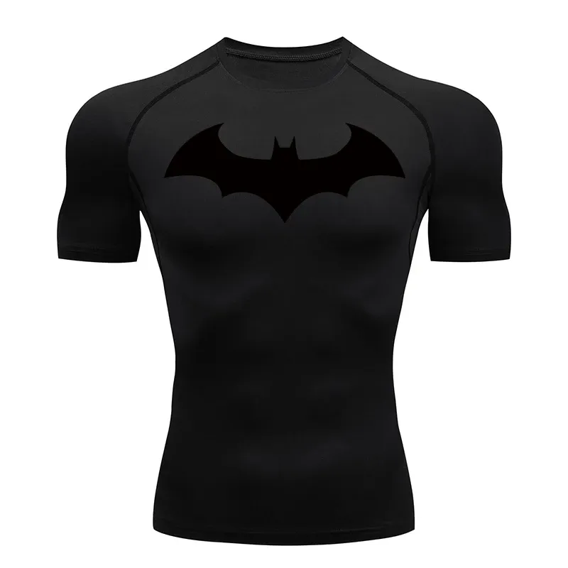 Bat Graphic Compression Shirt 1