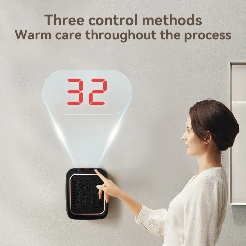1200W Mini Wall Heater with Remote 5