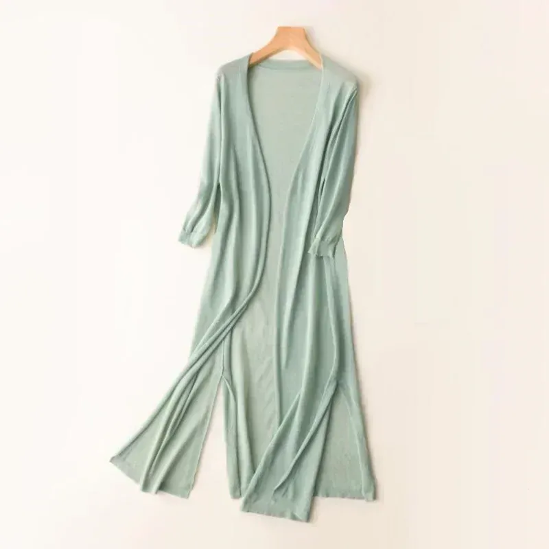 Women's Long Knitted Sun Protection Cardigan 3
