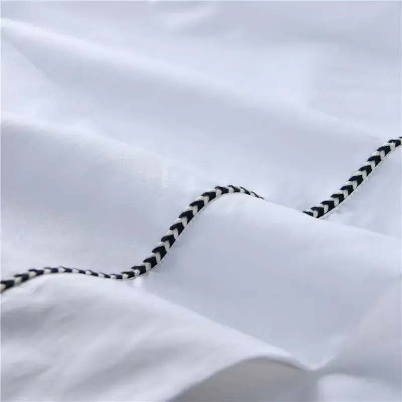 White Cotton Hotel-Quality Bedsheet Set 3