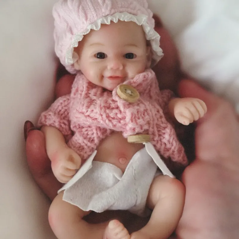 6" Lifelike Silicone Mini Baby Doll 1