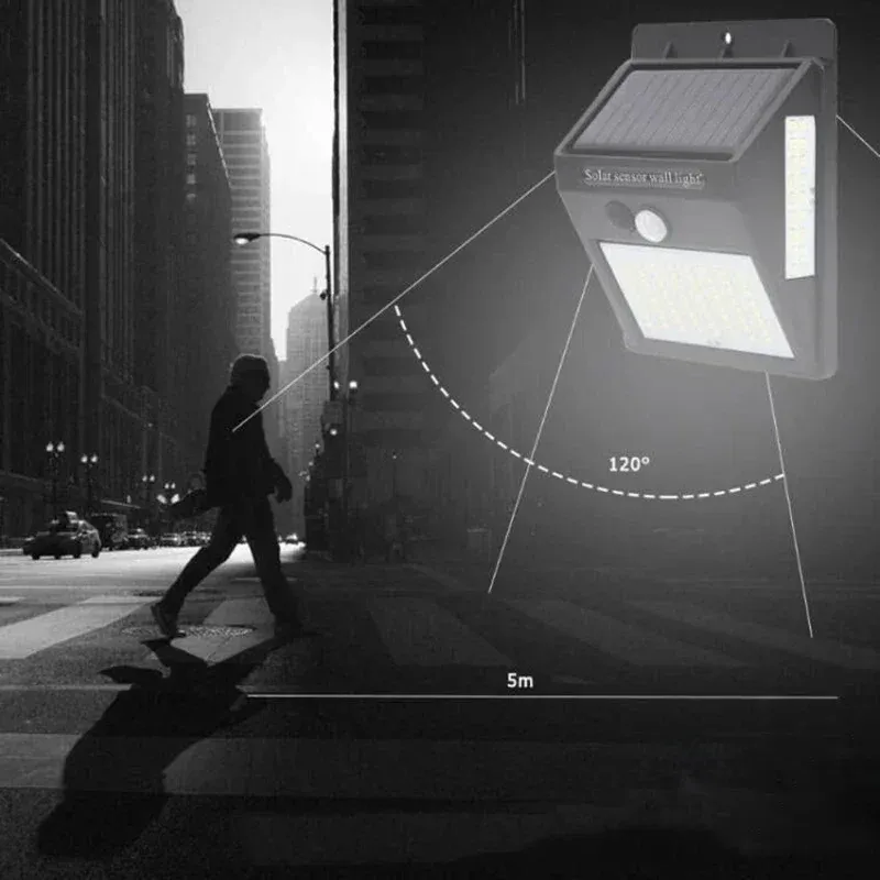 Solar Motion Sensor Wall Light 4