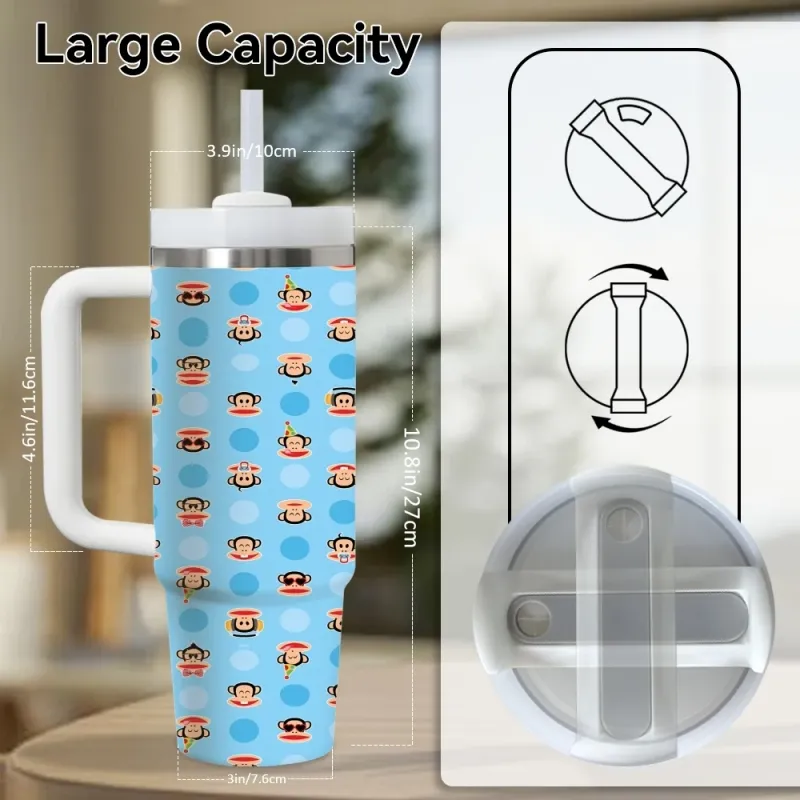 40oz Insulated Tumbler with Handle 2