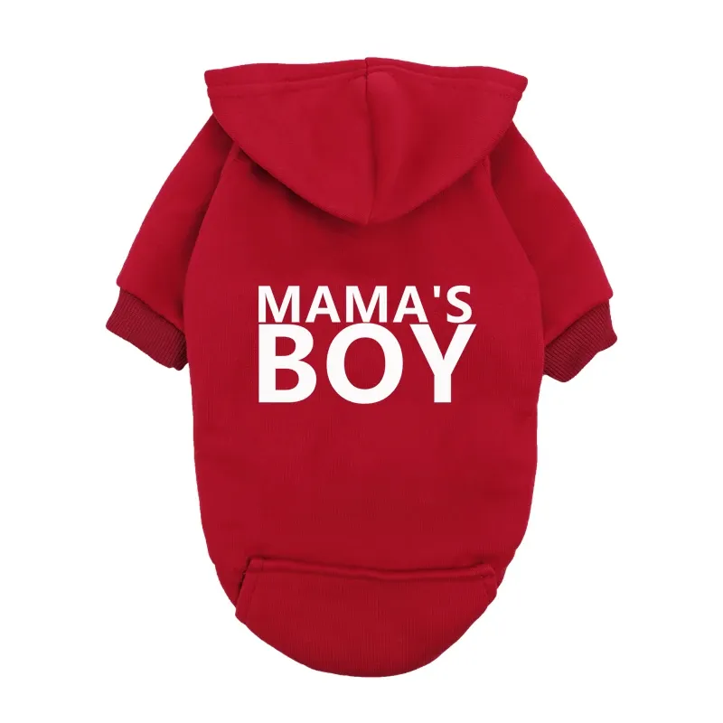 Mama's Boy Fleece Dog Hoodie 5
