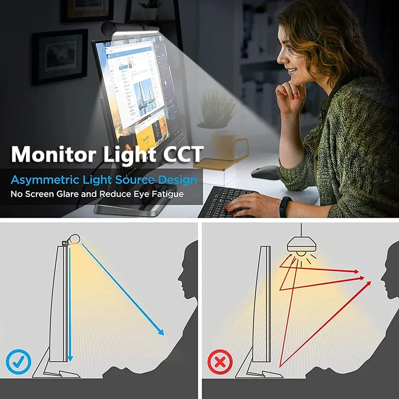 LED Monitor Screen Bar Desk Lamp 6