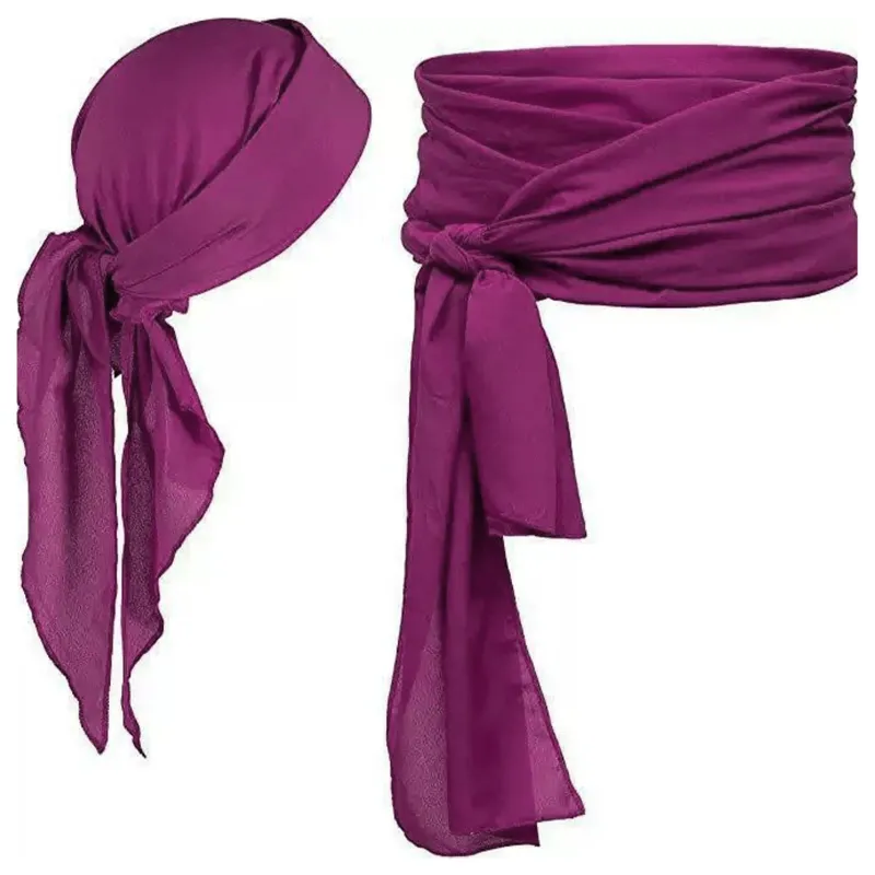 Pirate Cosplay Headscarf & Sash Belt Set 6