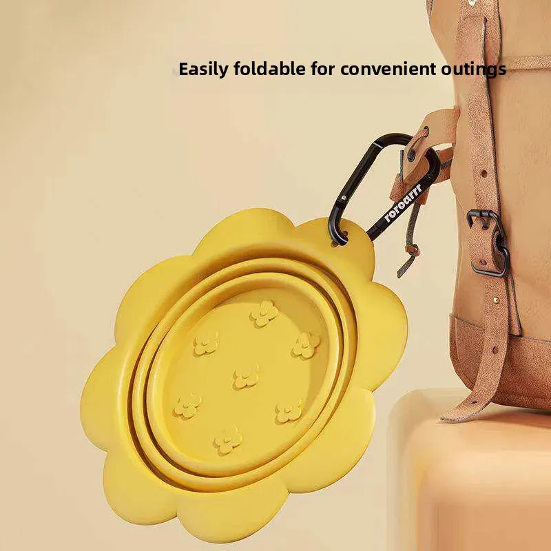 2-in-1 Silicone Pet Water Bottle 1