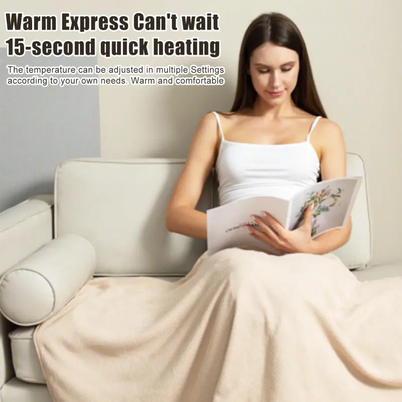 USB Electric Heated Shawl Blanket 3
