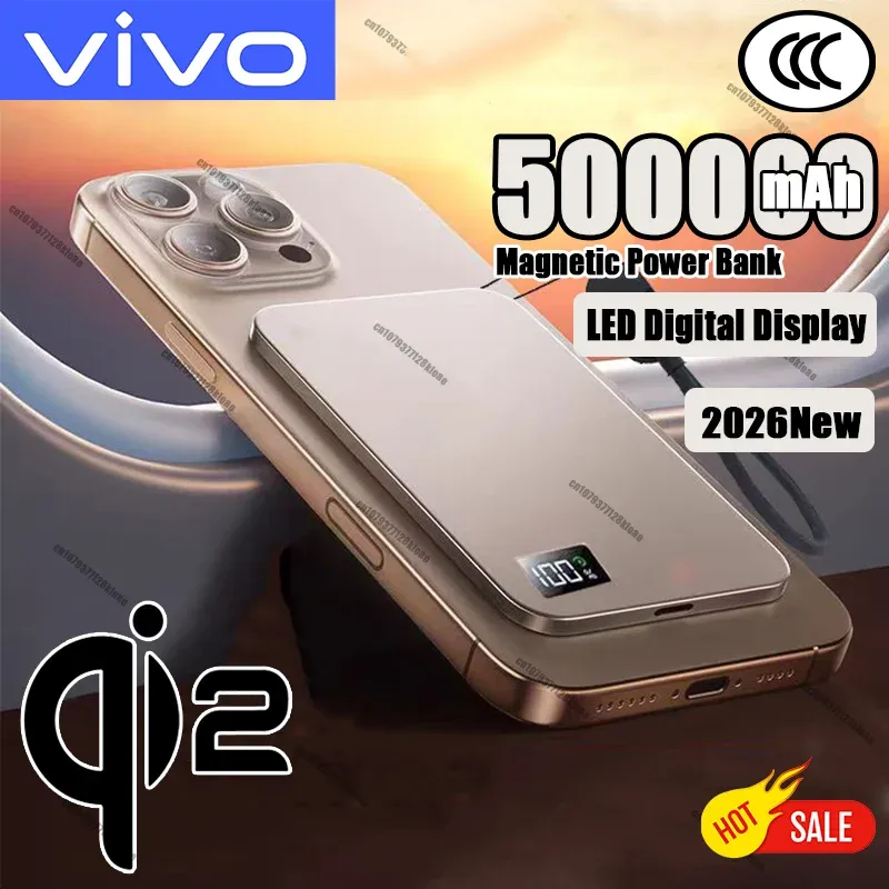 VIVO 500000mAh Magnetic Wireless Power Bank 1