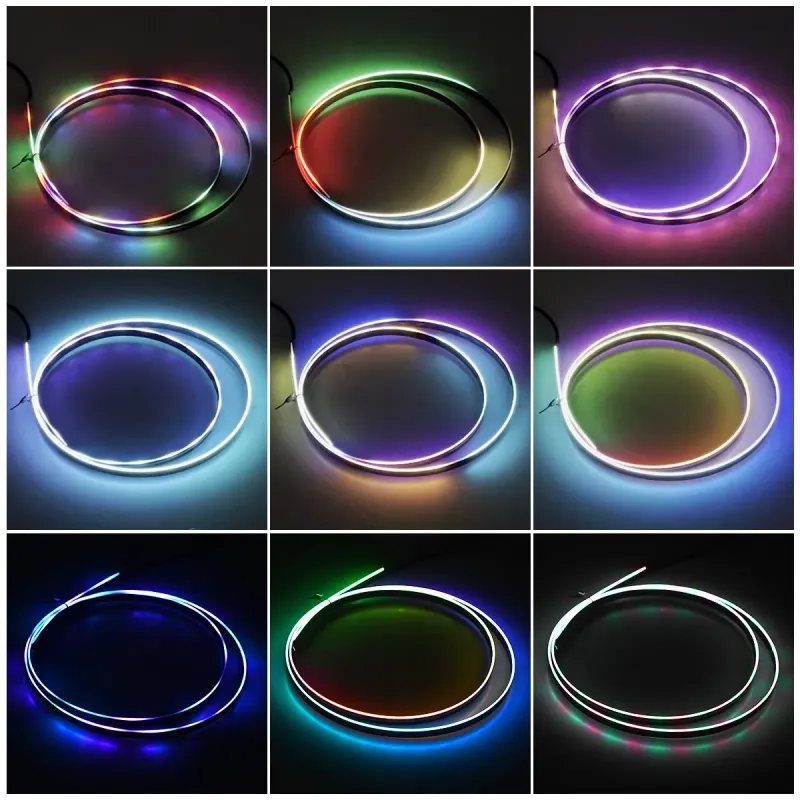 64 Color RGB Car Ambient Light Strips 5