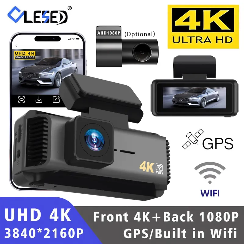 4K Dual Lens 5G WiFi GPS Dash Cam 1
