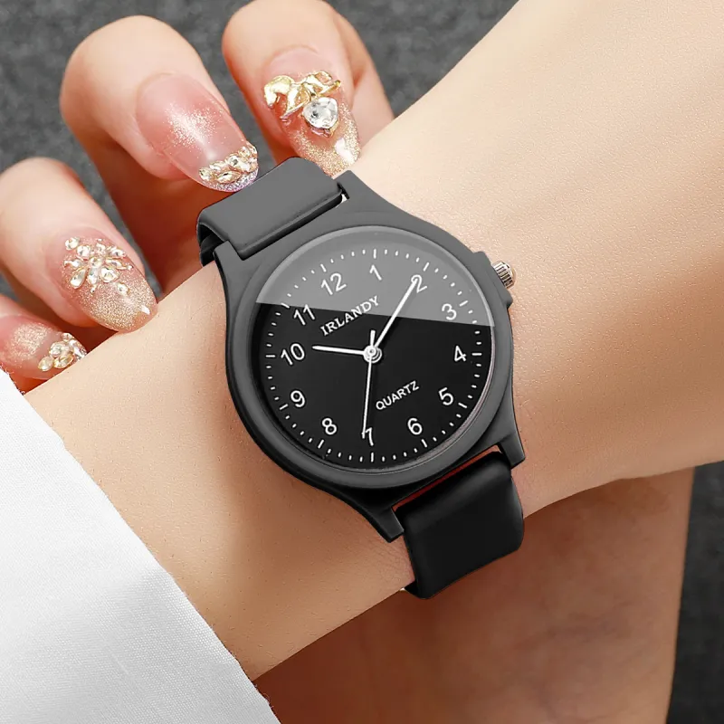 Arabic Dial Watch for Women – Minimalist Silicone Strap 2