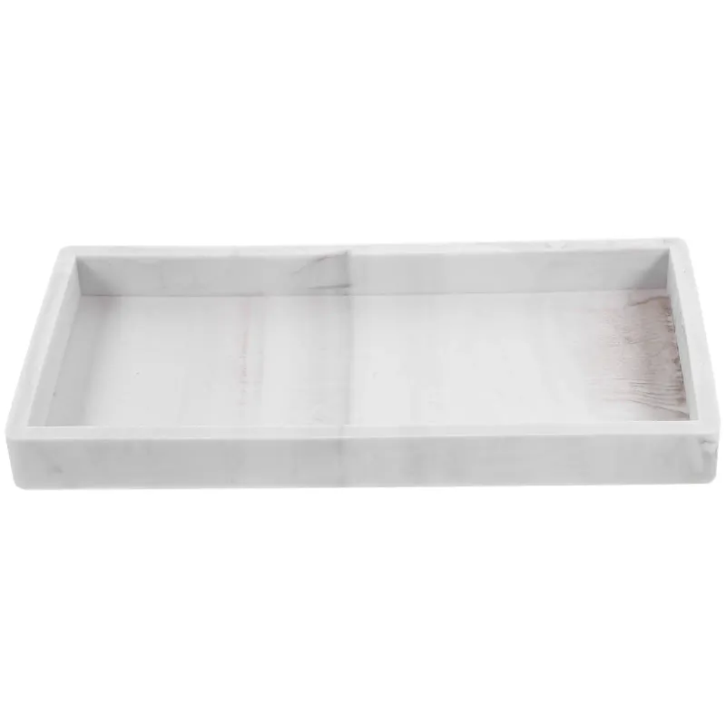 Silicone Vanity Bathroom Organizer Tray 4