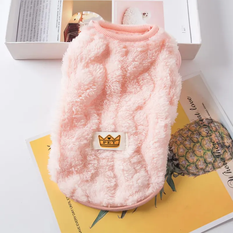 Cozy Fleece Pet Sweatshirt Jacket 3