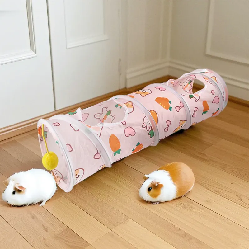 Carrot Hamster Hideout Tunnel Toy 3