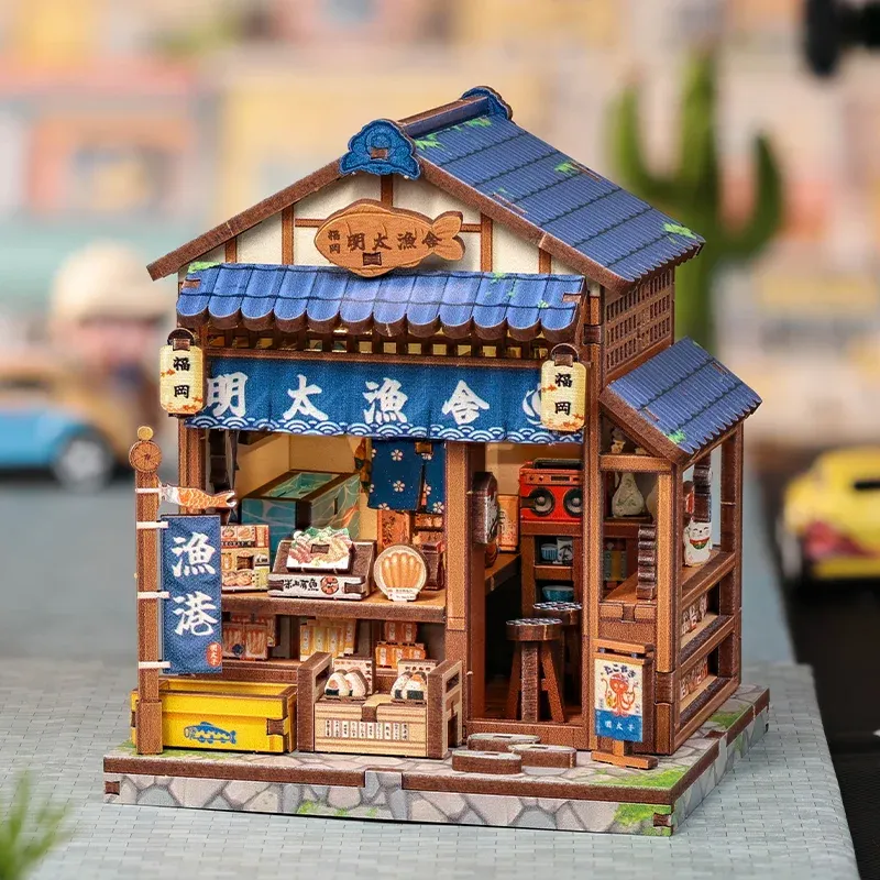 CUTEBEE Japanese Mini Store Book Nook Kit 3