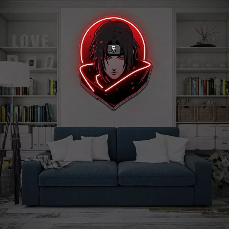 Itachi Uchiha Neon LED Wall Sign 4