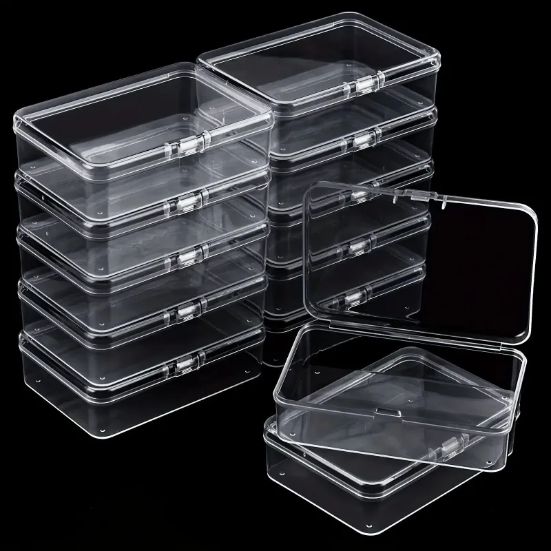 12pc Clear Storage Box Set 2