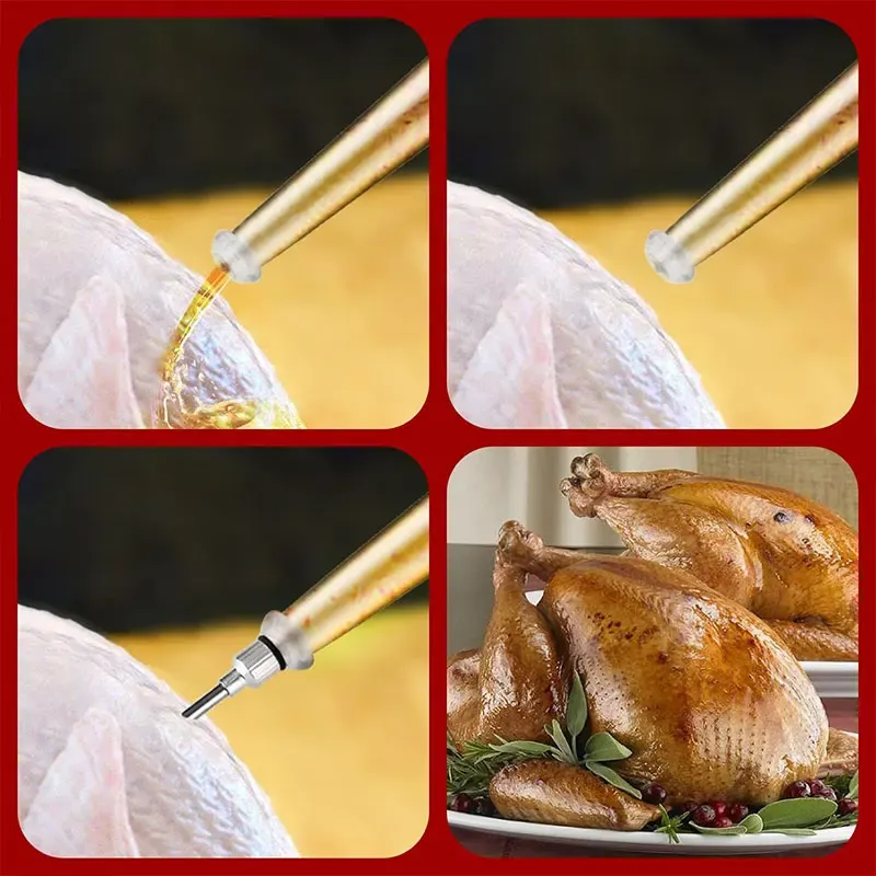 Turkey Baster Meat Injector Kit 6