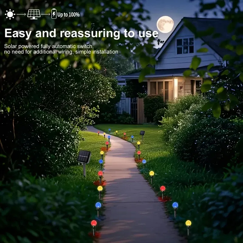 Solar Bubble Ball String Lights 2
