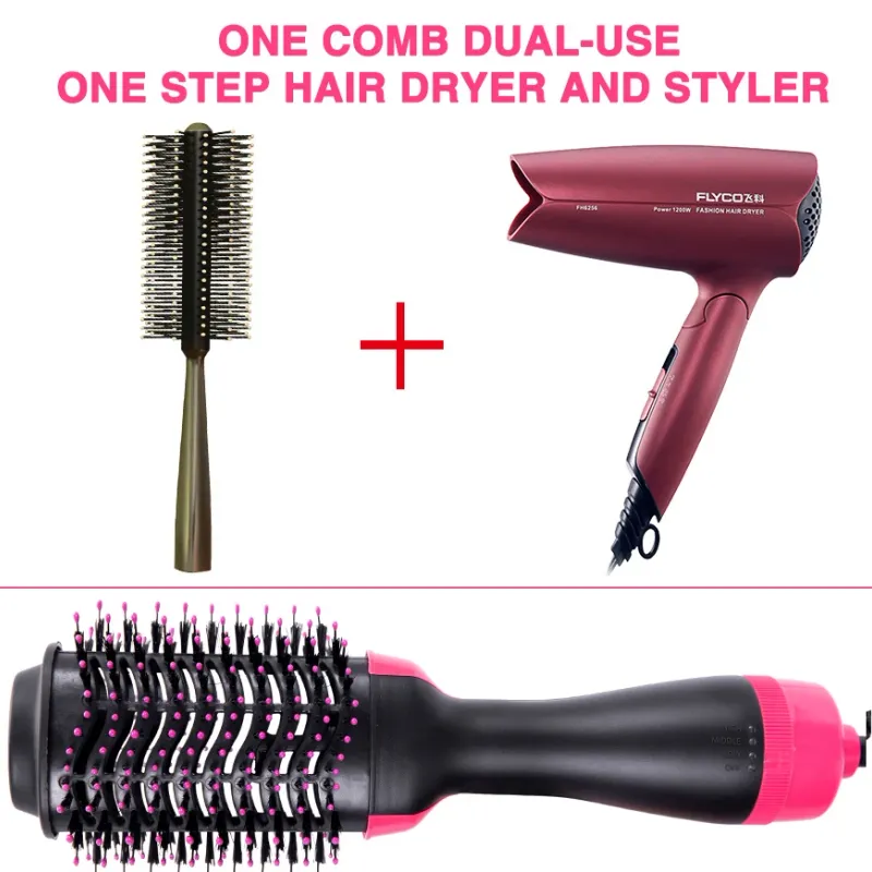 3-in-1 Hot Air Brush Hair Styler 2