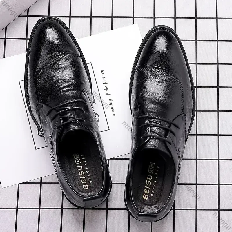 Handcrafted Calfskin Leather Oxford Brogues 1