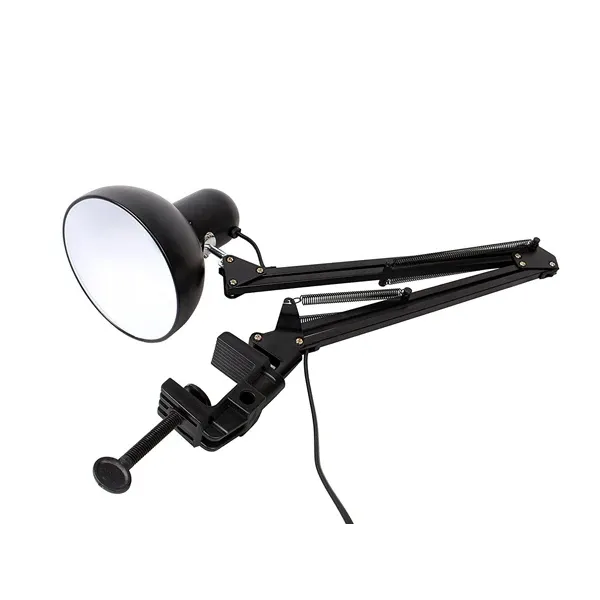 Swing Arm Clamp Desk Lamp - Black 5