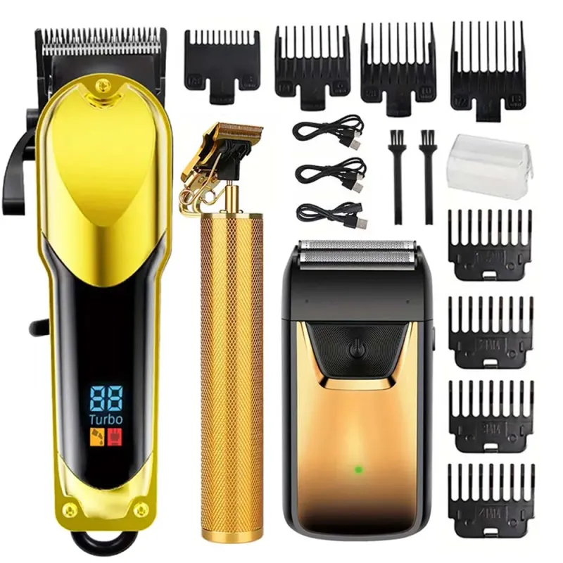 Cordless Hair Clipper & Trimmer Grooming Kit 1